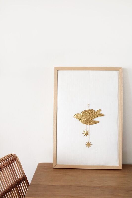 Bijou mural Hirondelle personnalisable