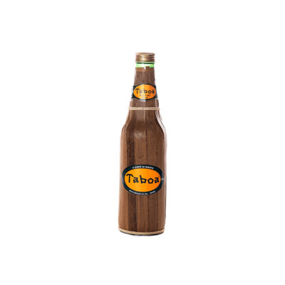 Cachaça Taboa 320ml (Coquetel Alcoólico) Revestido com Fibra de Taboa