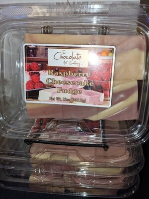 Raspberry Cheesecake Fudge (12 oz)