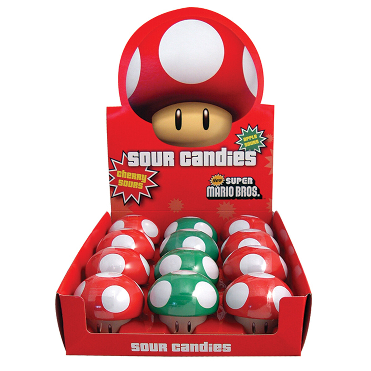 Nintendo Mushroom Sours Tin, 0.9oz Tin