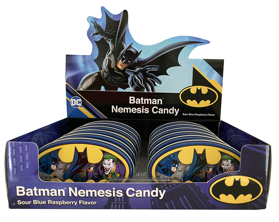Batman Bat Image Chest Logo Candy Metal Tin