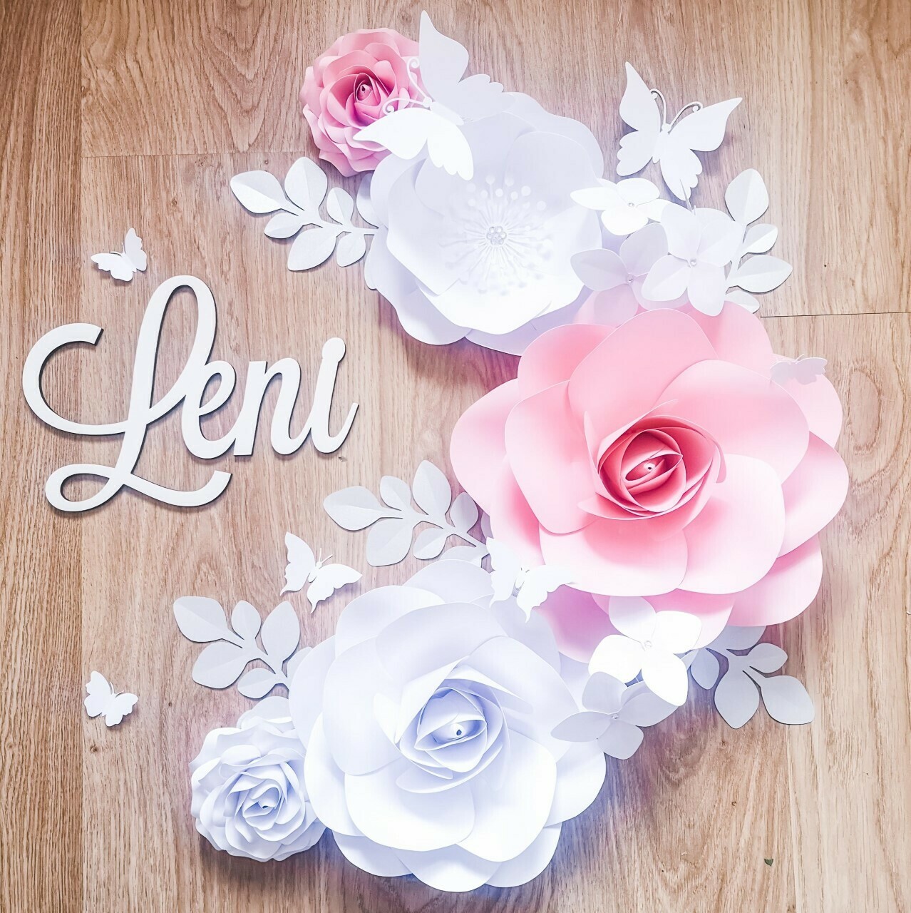 nursery wall flower decor