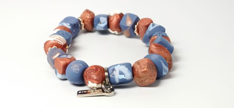 Blue and Rose Gold Little Debbie