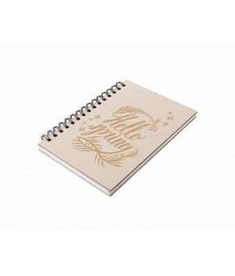 Spiral Plywood Notebook