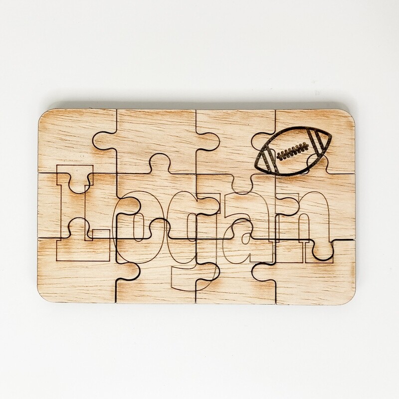 DIY Kid Name Puzzle