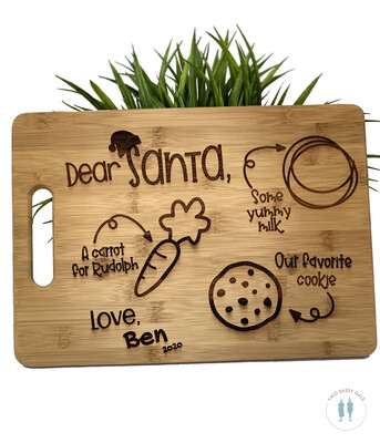 Personalized Dear Santa Cookie Tray