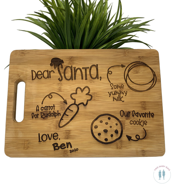 Personalized Dear Santa Cookie Tray