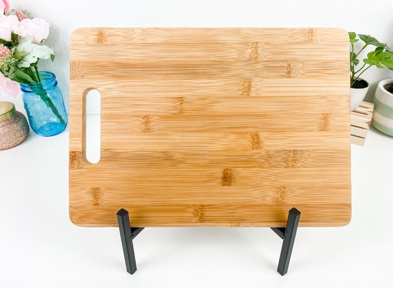 Engraved Recipe Bamboo Cutting Board 13.5" X 9.75" X .43"