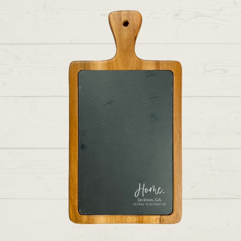 Home Coordinates Slate Charcuterie Board 13'' x 7''