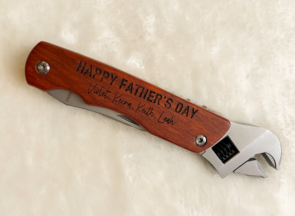 Wrench Multi-Tool with Wood Handle w/Bag