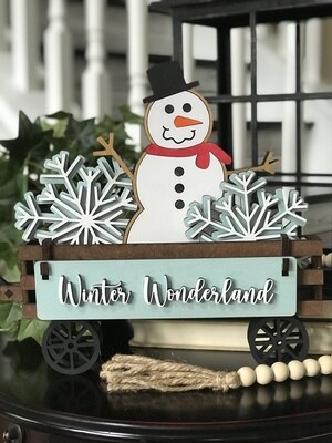 Winter Wonderland interchangeable Add-on's for Wagon Shelf Sitter
