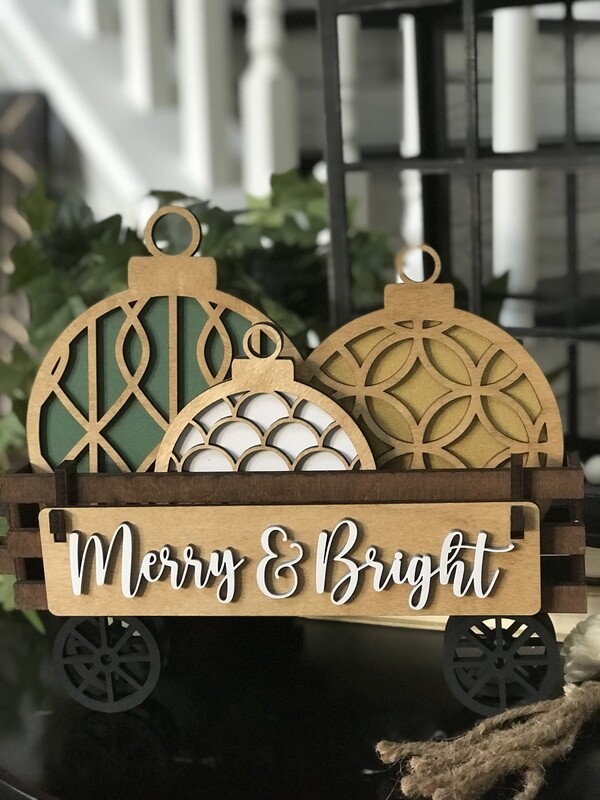 Merry & Bright interchangeable Add-on's for Wagon Shelf Sitter