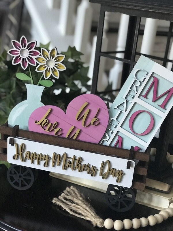 Happy Mother's Day interchangeable Add-on's for Wagon Shelf Sitter