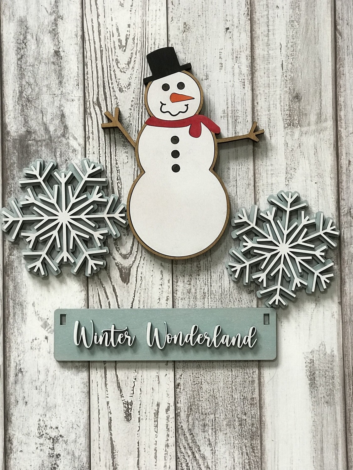 Winter Wonderland interchangeable Add-on's for Wagon Shelf Sitter