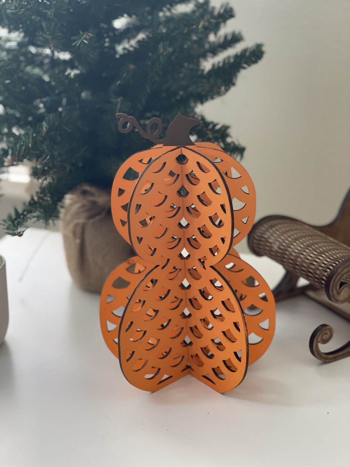 3D Pumpkin Table Sitter 3D Pumpkin Table Sitter