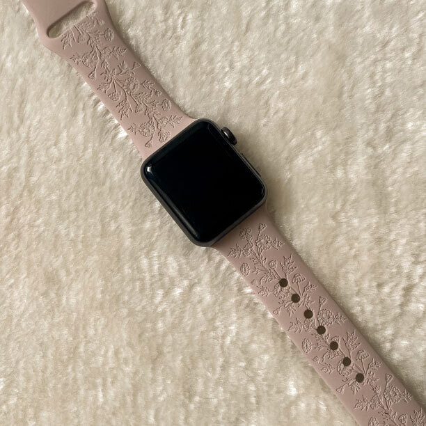 Engraved Watch Bands - Wildflowers