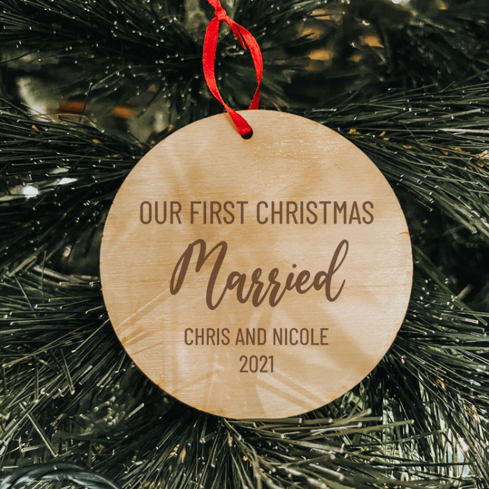 Couple's First Christmas Ornament