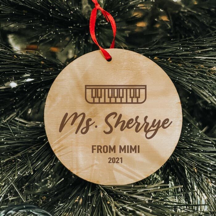 Custom Icon Christmas Ornament
