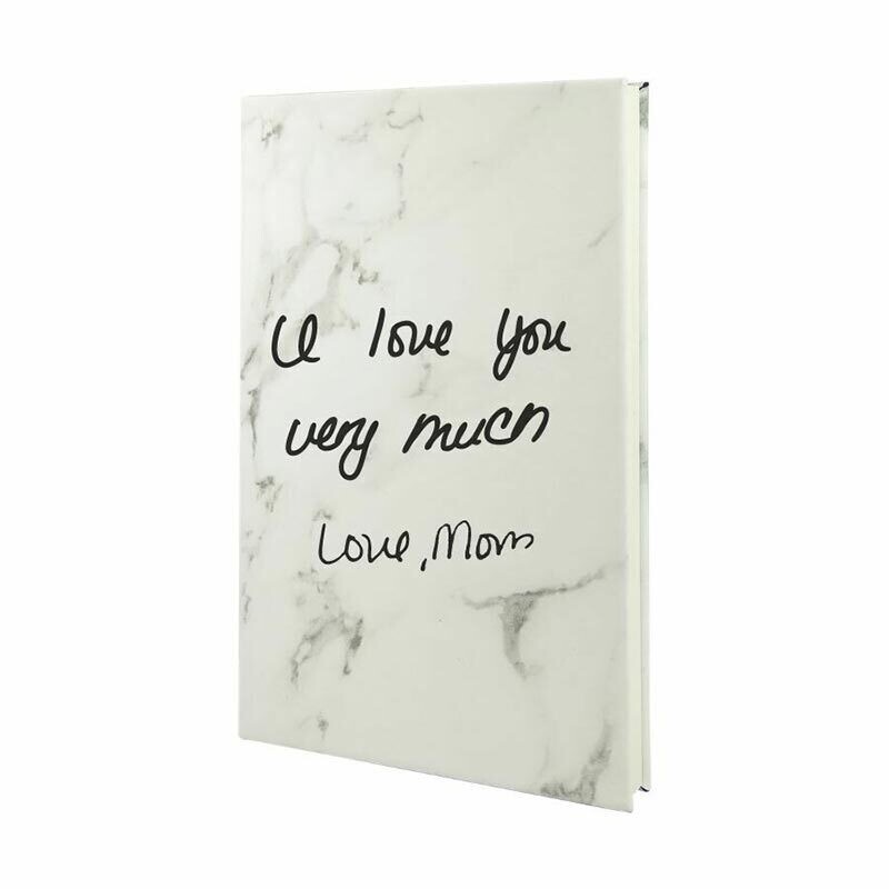 Memorial Handwriting Leatherette Notebook (Multiple Journal Styles)