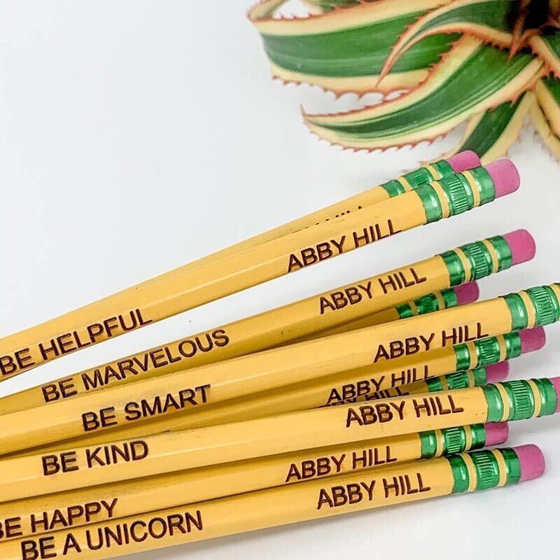 Engraved Pencils