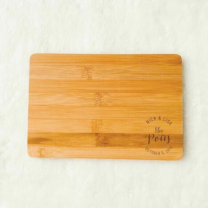 Circle Couple Mini Cutting Board 8.5''x6''