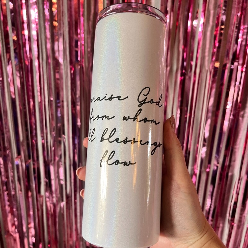 Doxology Shimmer Skinny Tumbler