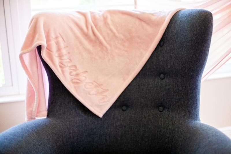 Custom Engraved Minky Fleece Blanket