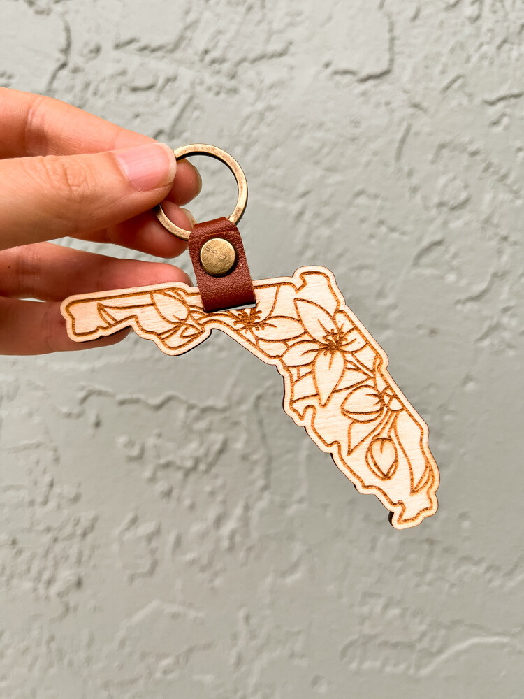 Home Florida Keychain