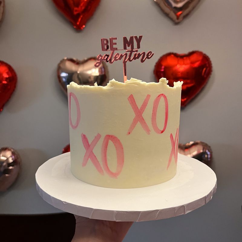 Be My Galentine Acrylic Cake Topper