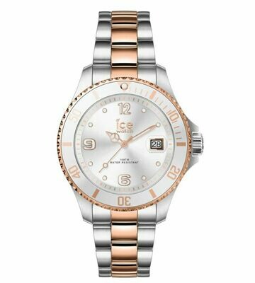 Ice Watch ICE Steel - Silver Roségold Small Ice Watch ICE Steel - Silver Roségold Small