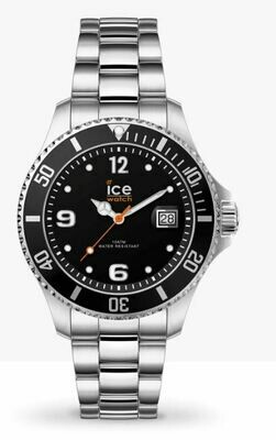 Ice Watch ICE Steel - Black Silver Small Ice Watch ICE Steel - Black Silver Small
