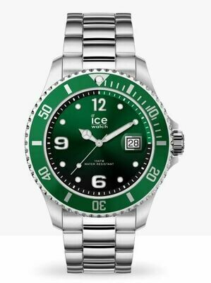 Ice Watch ICE Steel - Green Silver Medium Ice Watch ICE Steel - Green Silver Medium