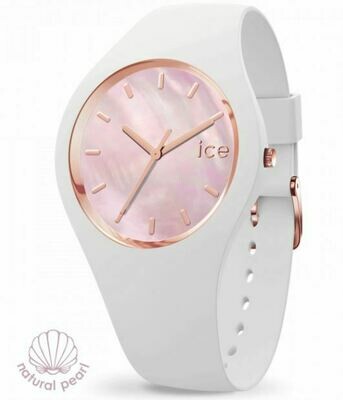 Ice Watch - ICE Pearl White Pink Medium Ice Watch - ICE Pearl White Pink Medium