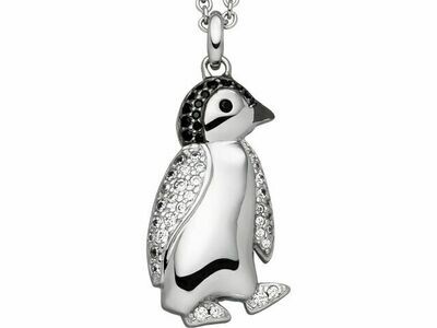 Anhänger PINGUIN mit Zirkonia Silber 925 Anhänger PINGUIN mit Zirkonia Silber 925