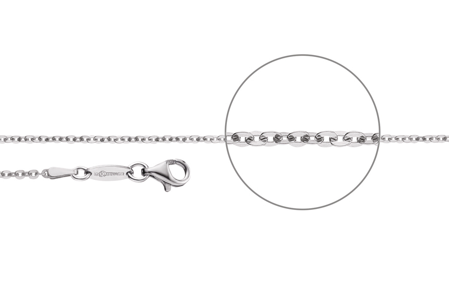 Brillantkette diamantiert Silber 925