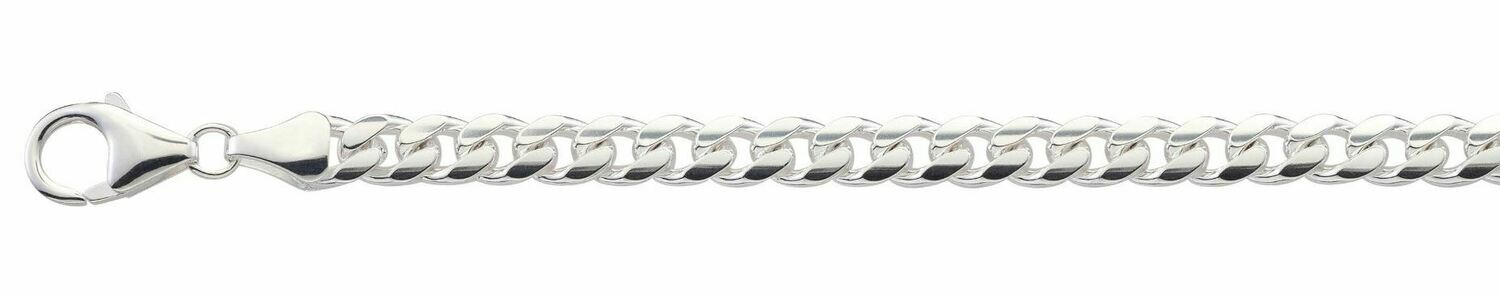 Halskette Panzermuster Silber 925