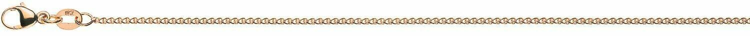 Halskette Zopf 1,2mm Roségold 750