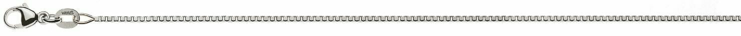 Halskette Venezianer 1,0mm Weissgold 750