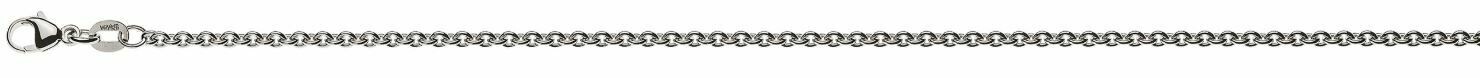 Halskette Rundanker 2,3mm Weissgold 750