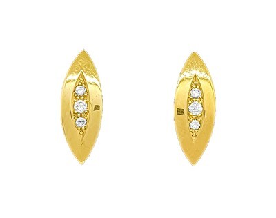 Ohrstecker mit Brillanten Gelbgold 750 Ohrstecker mit Brillanten Gelbgold 750