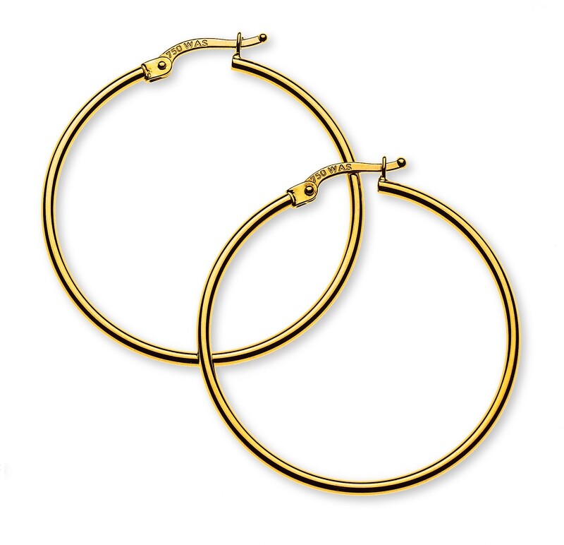 Creolen Gelbgold 750 Ø33m