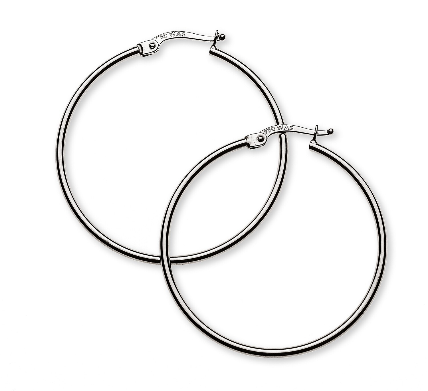 Creolen Weissgold 750