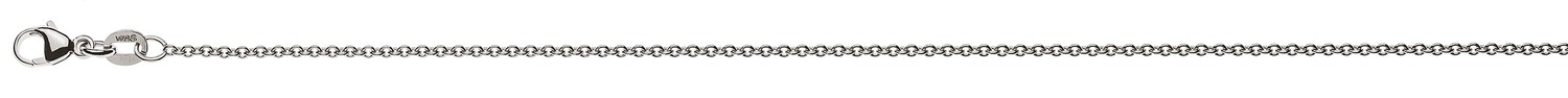 Halskette Rundanker 1,6mm Weissgold 750