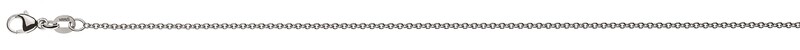 Halskette Rundanker 1,6mm Weissgold 750