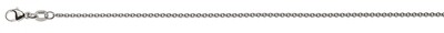 Halskette Rundanker 1,7mm Weissgold 750 Halskette Rundanker 1,7mm Weissgold 750