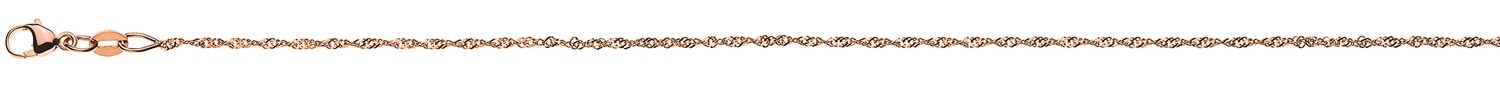 Halskette Singapur 1,2mm Rotgold 750