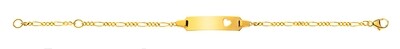 Bébé Bracelet Figaro Gelbgold 750 Bébé Bracelet Figaro Gelbgold 750