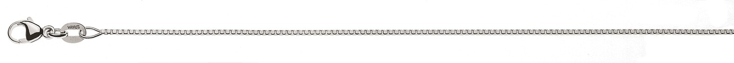 Halskette Venezianer 0,9mm Weissgold 750