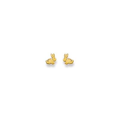 Kinder Ohrstecker HASE Gelbgold 750 Kinder Ohrstecker HASE Gelbgold 750
