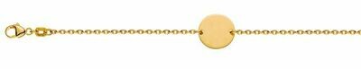 Bébé Bracelet Anker Messerschliff Gelbgold 750